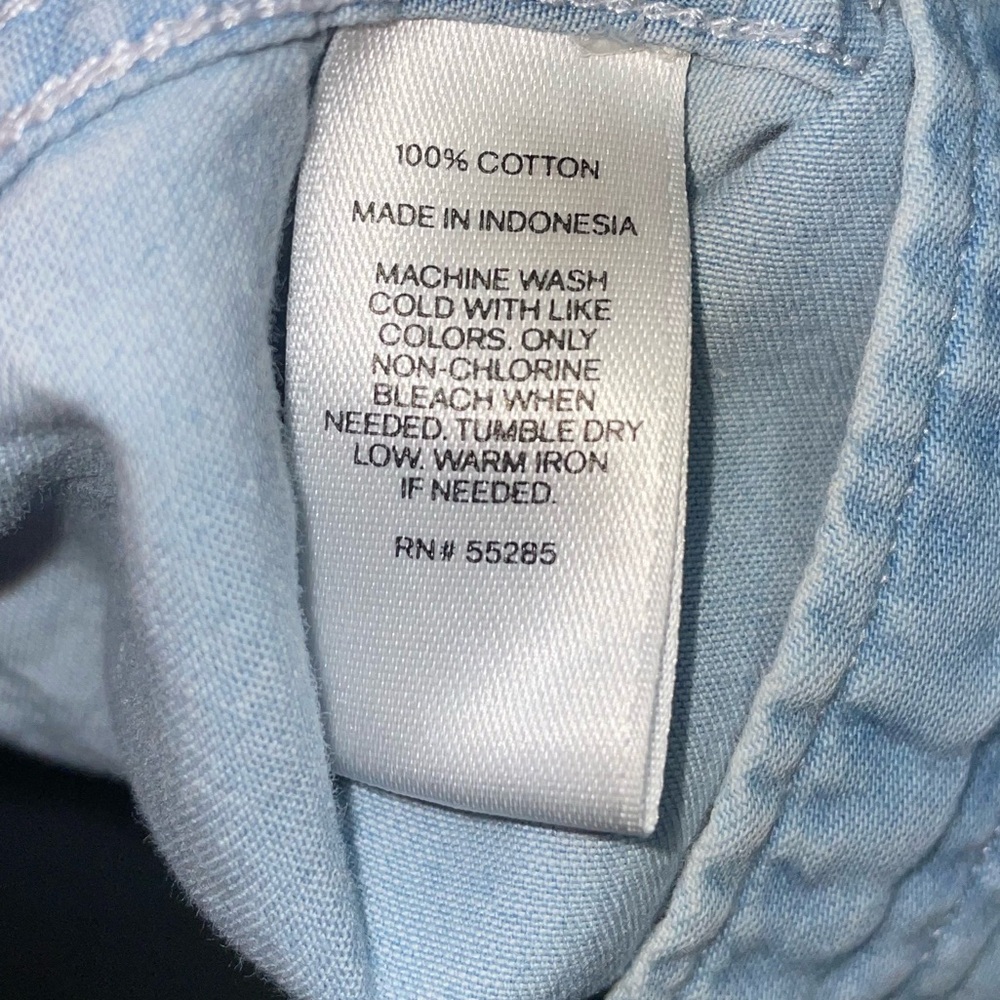 Express Chambray Button Down Shirt - image 5